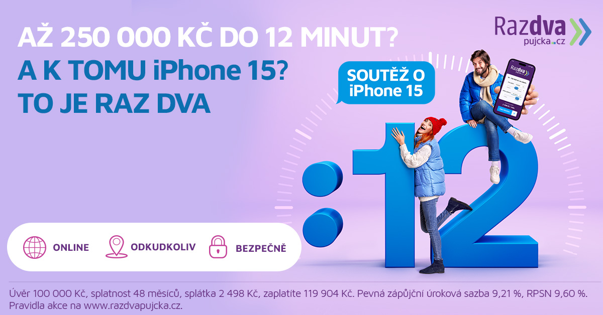 Nová soutěž pro klienty: Vyhrajte 3x iPhone 16